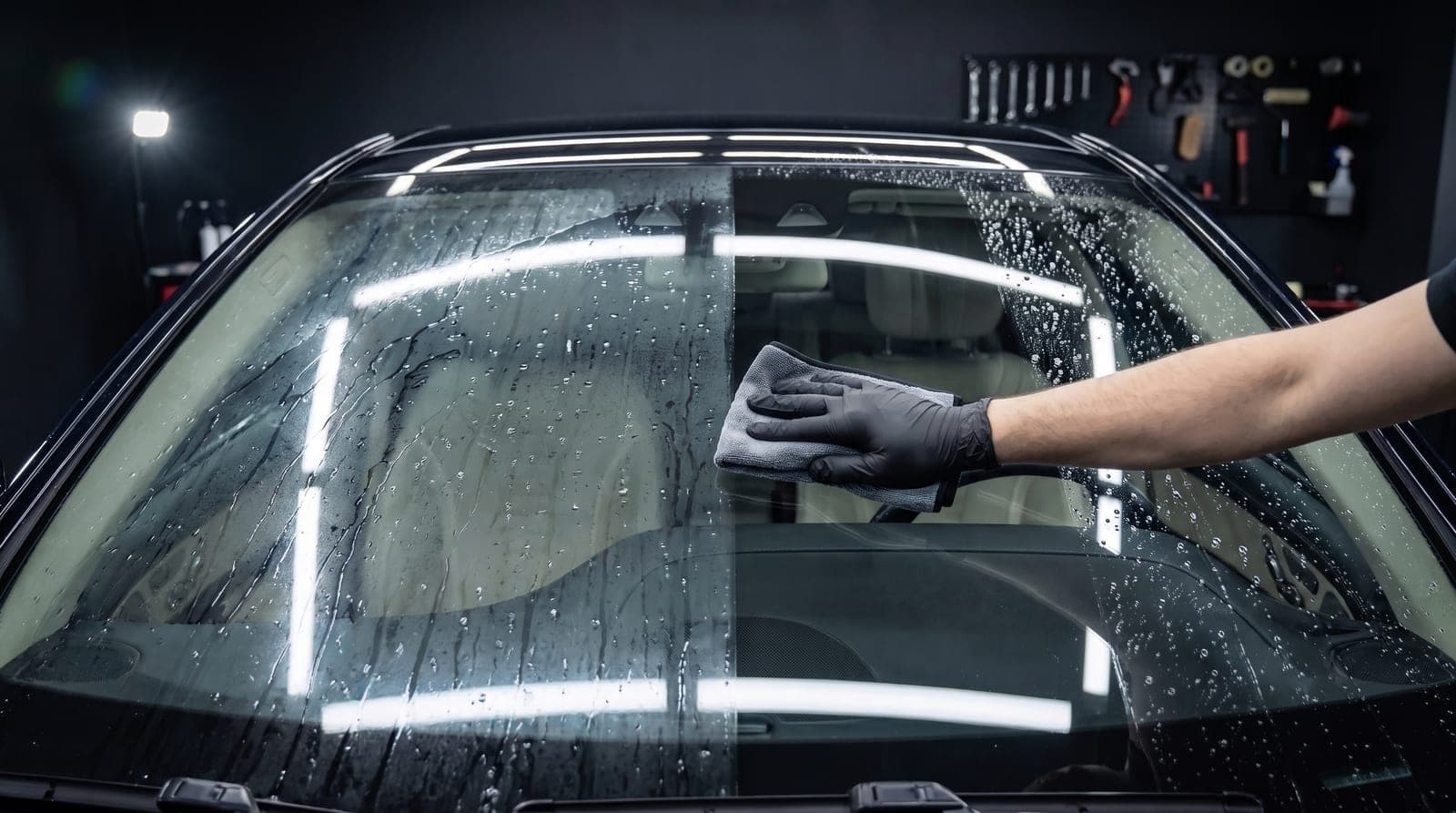 Cristalização de vidros — tratamento hidrofóbico
